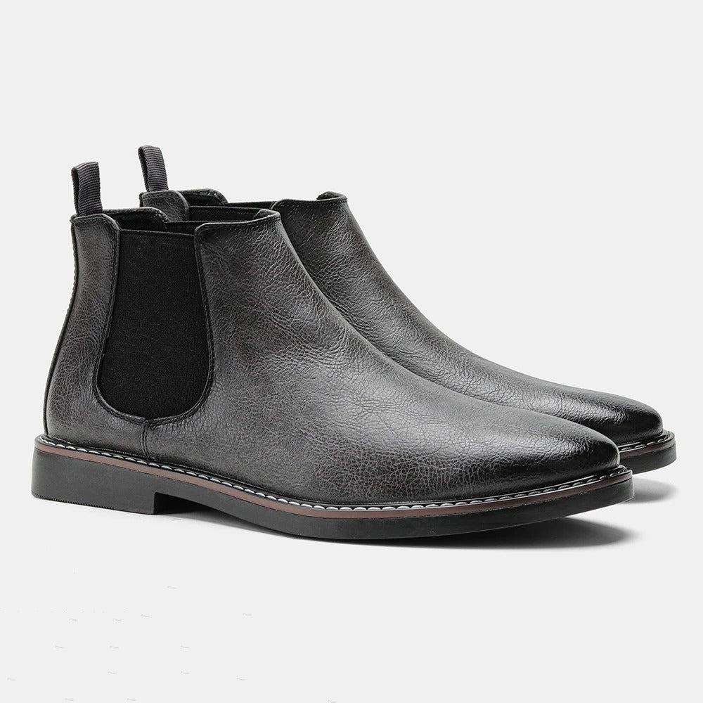 UrbanEdge Leather Boots