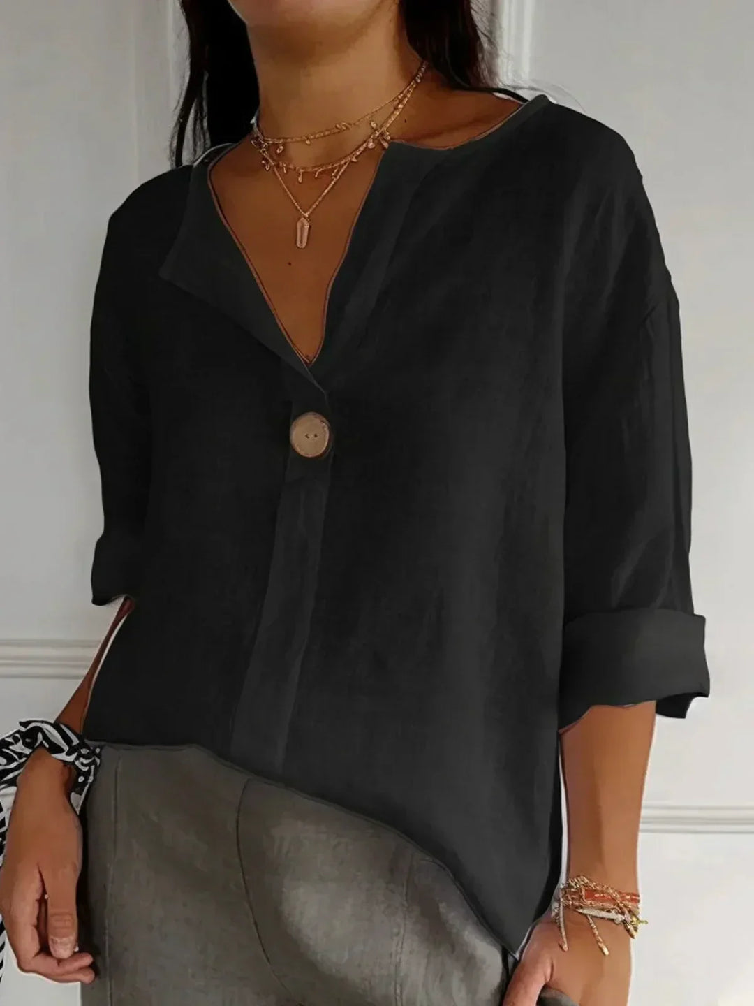 V-Neck Blouse