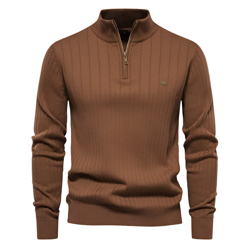 Apex Ribbed Muscle Fit Sweater