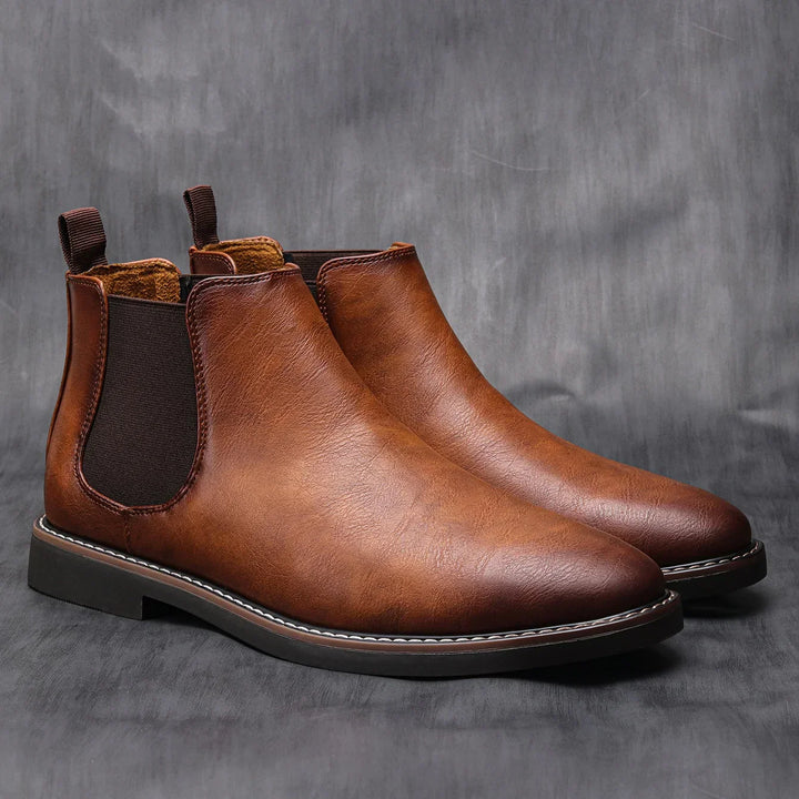 UrbanEdge Leather Boots