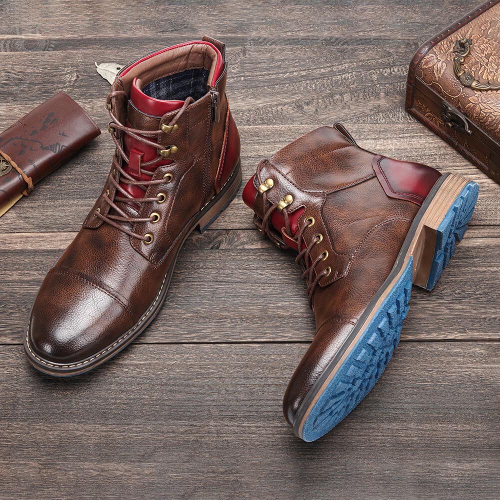 Heritage Leather Oxford Boots