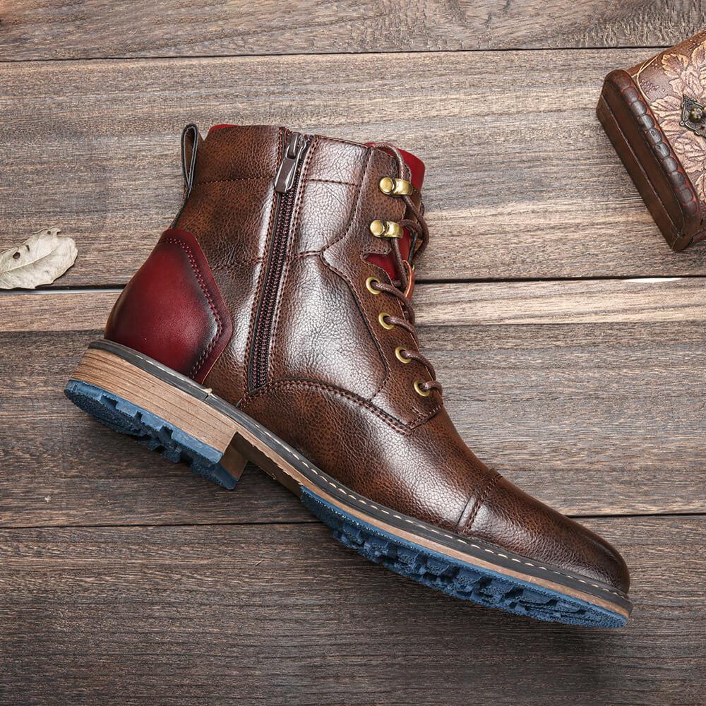 Heritage Leather Oxford Boots