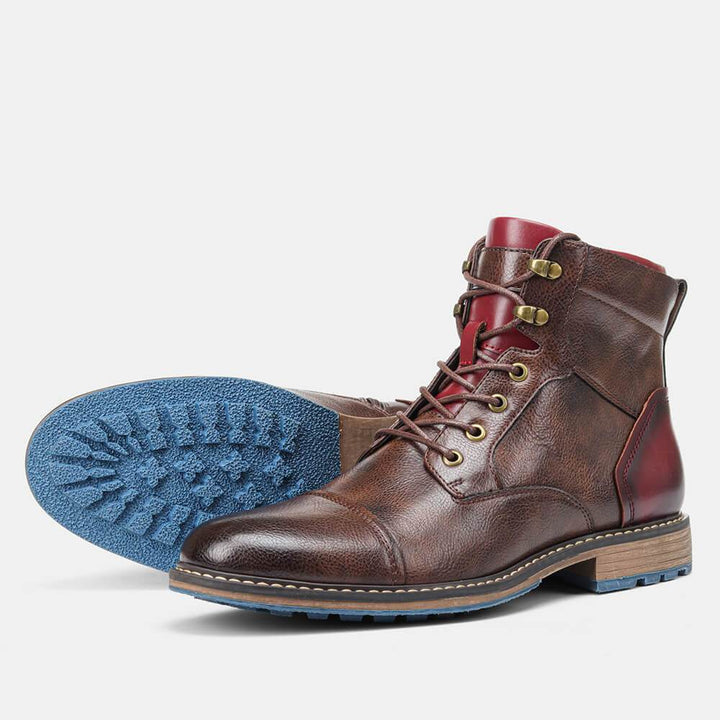 Heritage Leather Oxford Boots